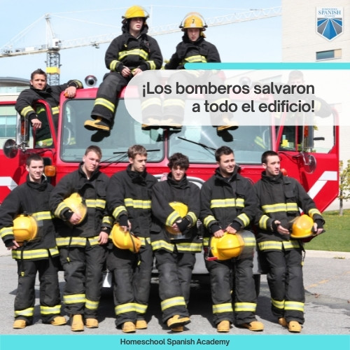 firefighters in Spanish