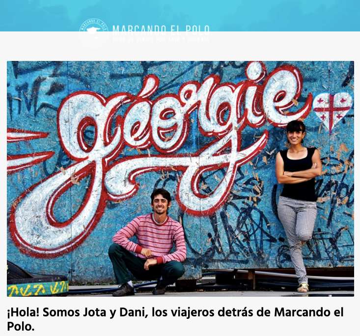 Latino bloggers - Dani and Jota
